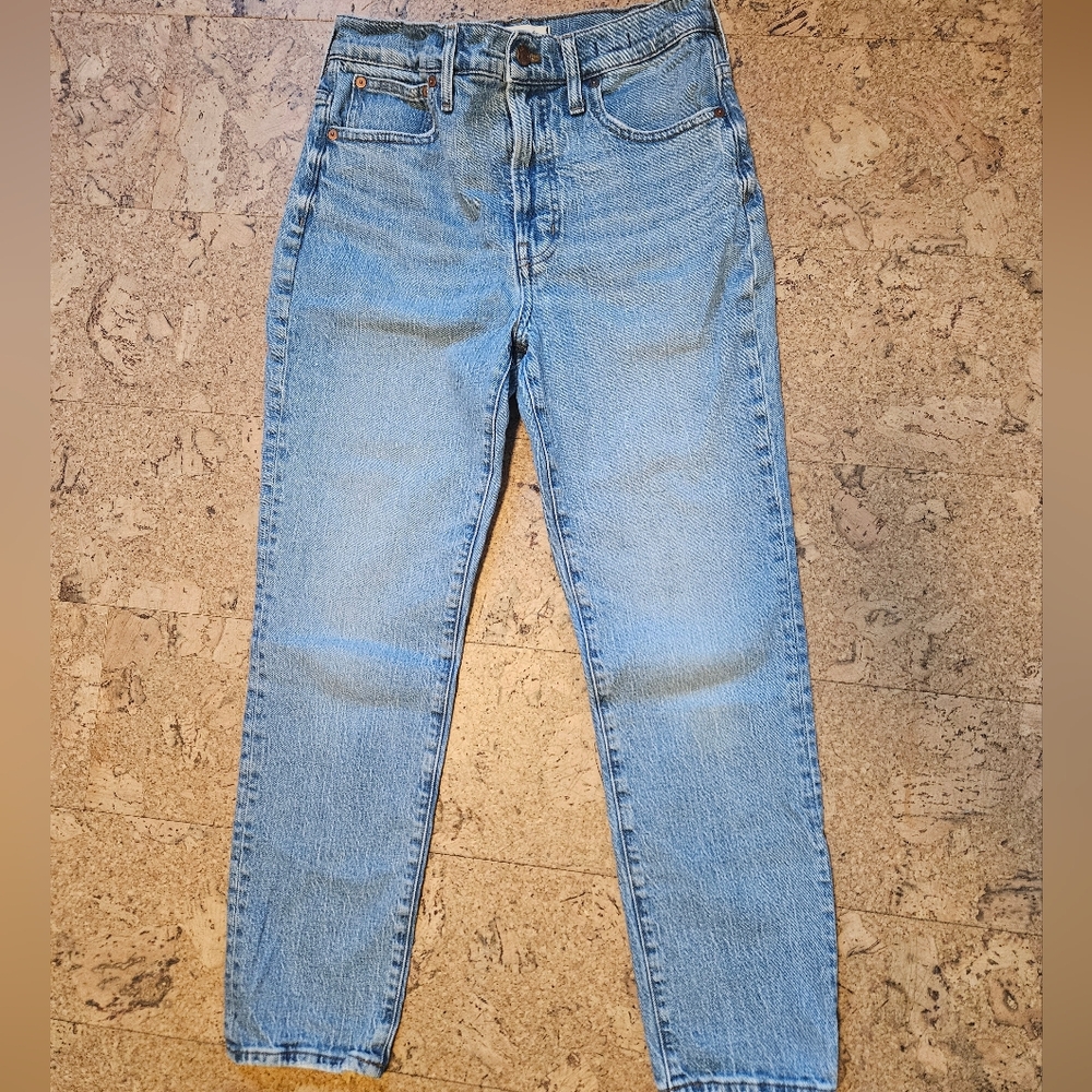 Madewell Blue Straight Leg Jeans